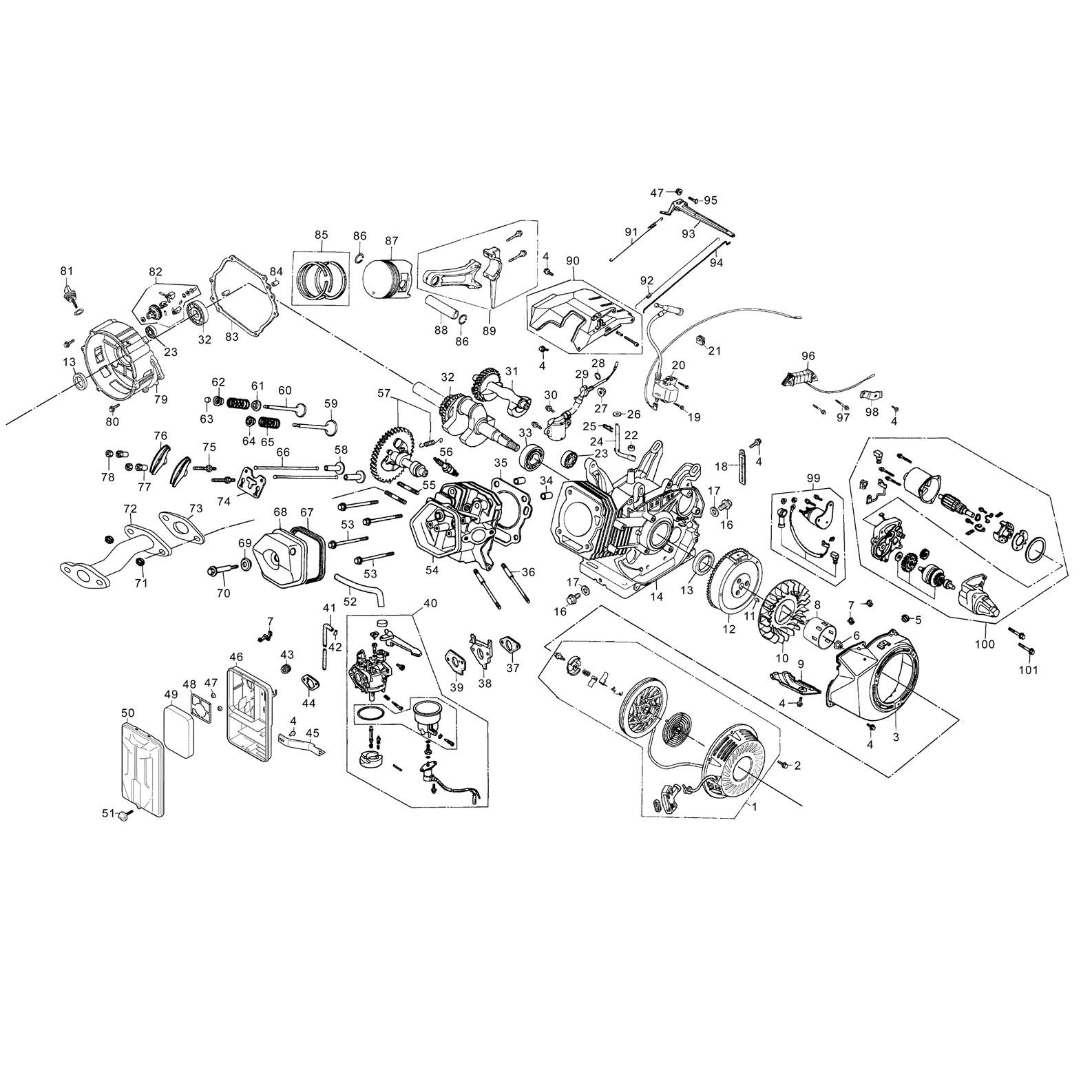 Генератор бензиновый СБ-7000Е-3