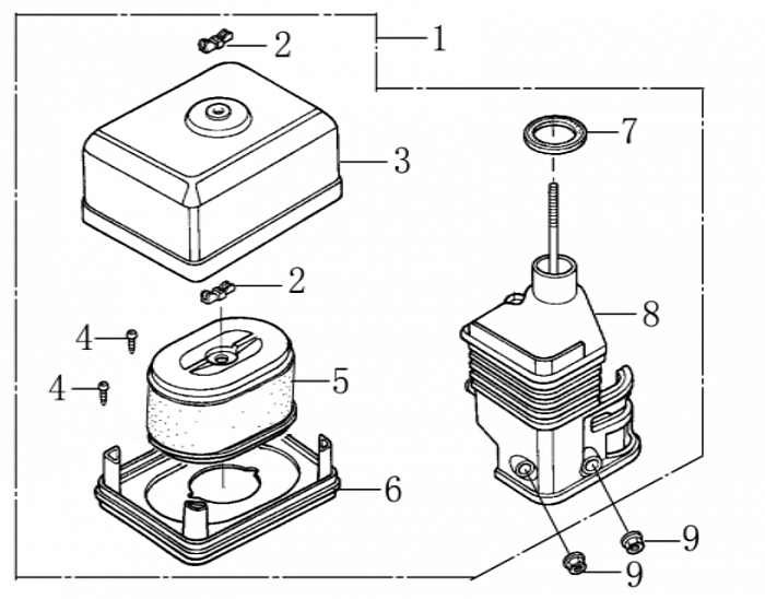 12 ВОЗДУШНЫЙ ФИЛЬТР ВИБРОПЛИТА CHAMPION PC6337F