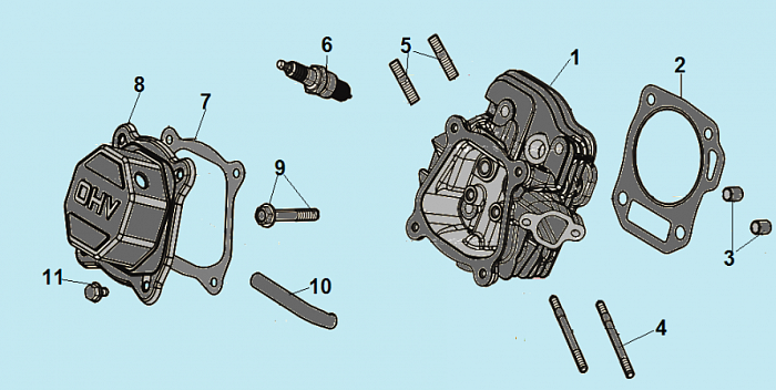 6 ГОЛОВКА БЛОКА КУЛЬТИВАТОР CHAMPION ВC7712